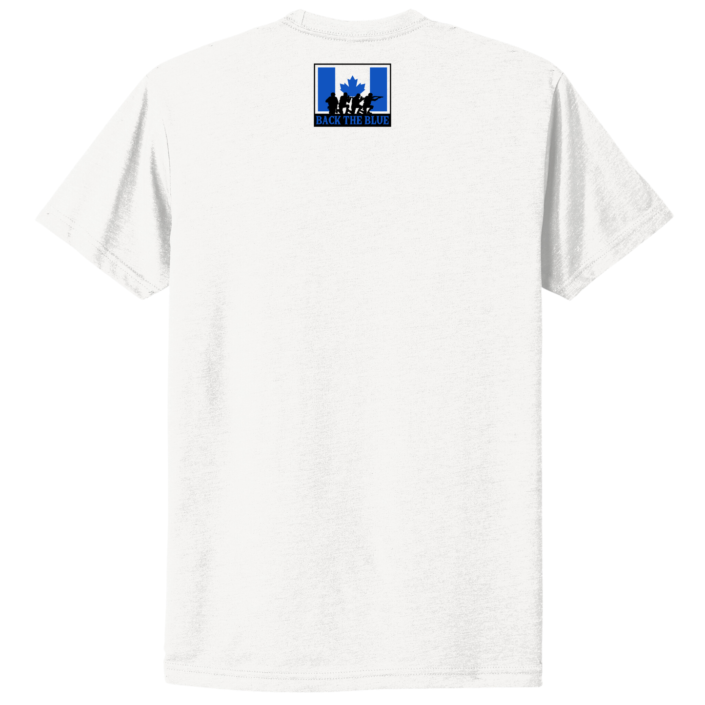 RR Back The Blue - Unisex T-Shirt | White Canada