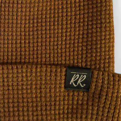 RR Ridge Cuff Toque | Caramel