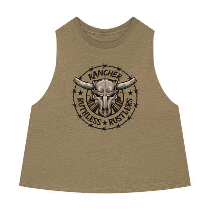 Ruthless Rustlers Rancher - Cropped Tank