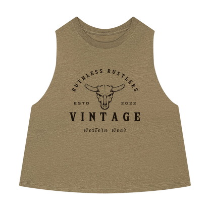 Ruthless Rustlers Vintage Western Wear - Cropped Tank