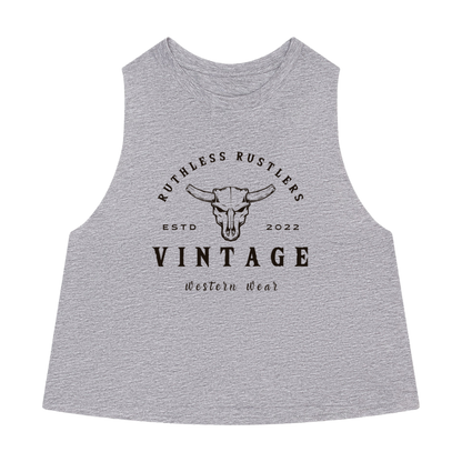 Ruthless Rustlers Vintage Western Wear - Cropped Tank