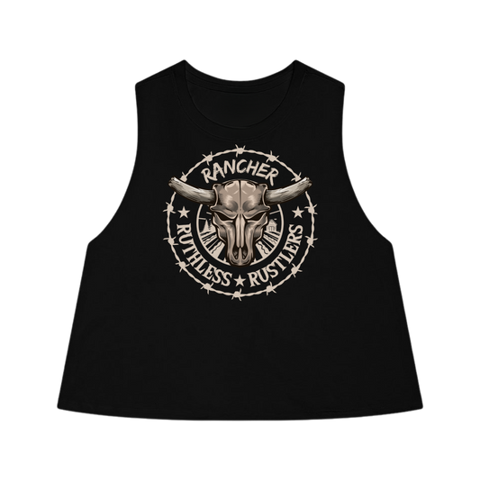 Ruthless Rustlers Rancher - Cropped Tank