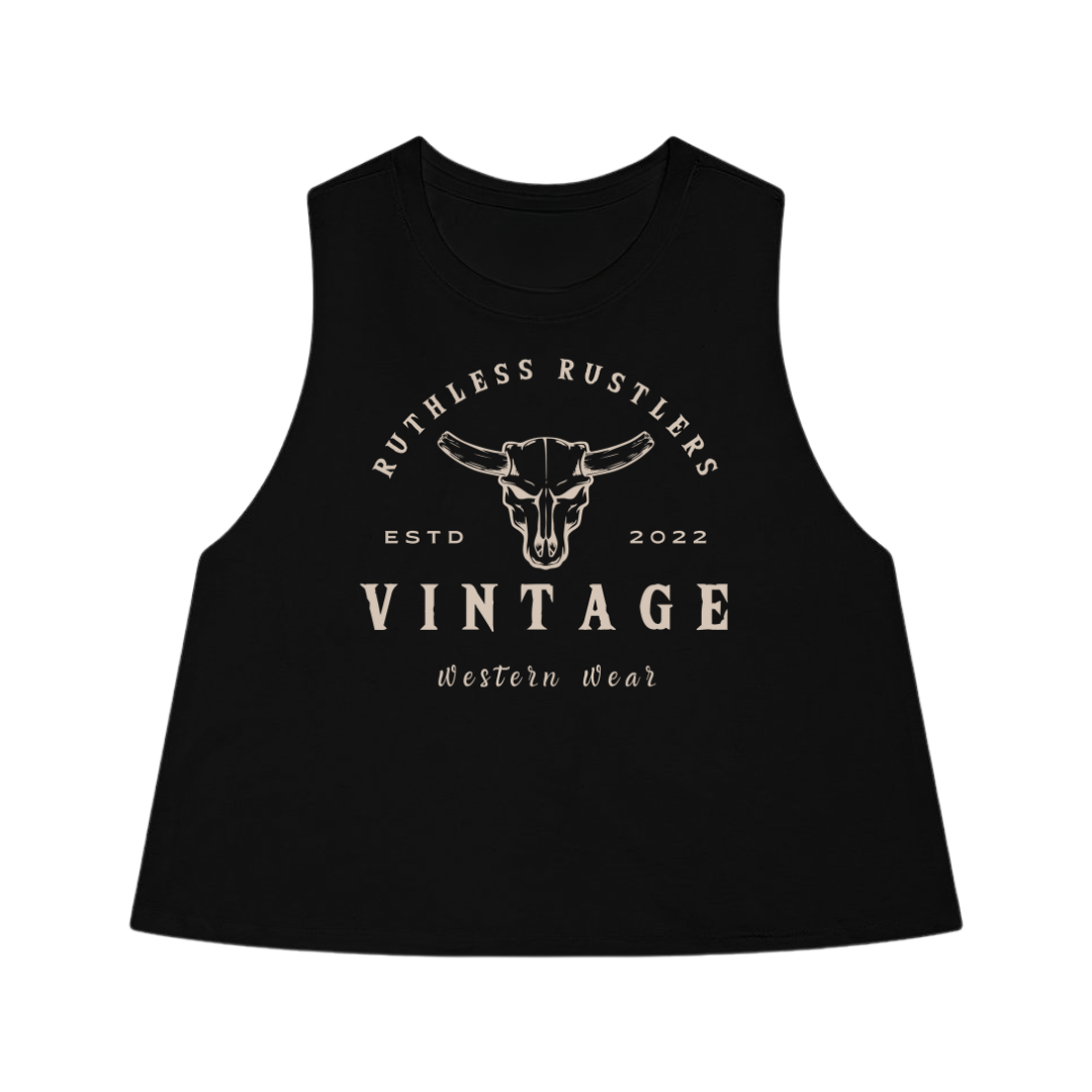 Ruthless Rustlers Vintage Western Wear - Cropped Tank