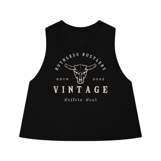 Ruthless Rustlers Vintage Western Wear - Cropped Tank