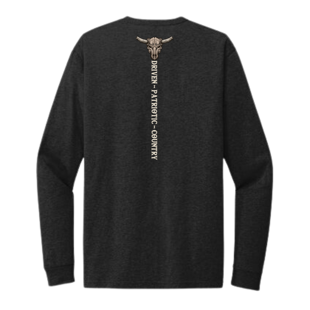 RR Barbed Wire - Unisex Long Sleeve T-Shirt | Black