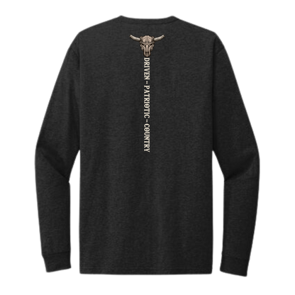 RR Barbed Wire - Unisex Long Sleeve T-Shirt | Black