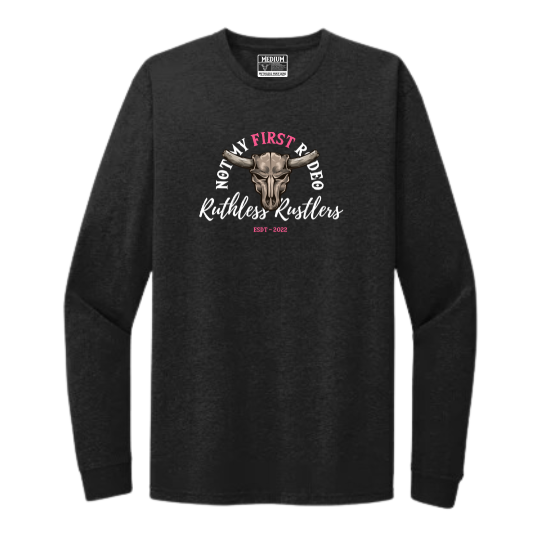 Not My First Rodeo - Unisex Long Sleeve T-Shirt | Black