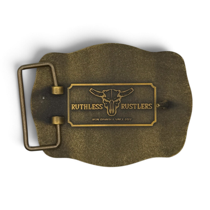 WILD ROSE BELT BUCKLE | Antique Gold