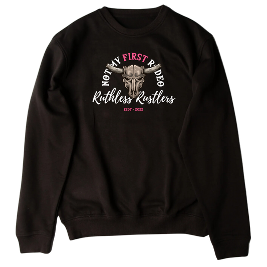 Not My First Rodeo - Unisex Crewneck | Black