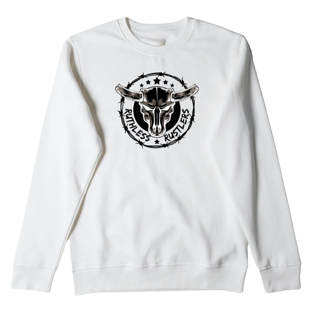 RR Rancher - Unisex Crewneck | White