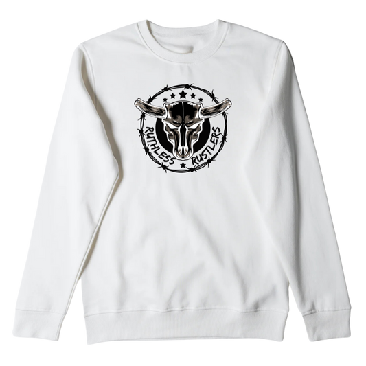 RR Rancher - Unisex Crewneck | White