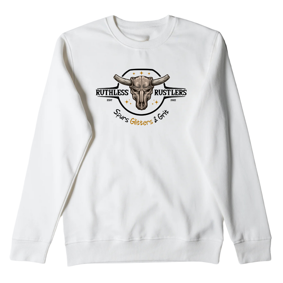 Spurs Glitters & Grit - Unisex Crewneck | White