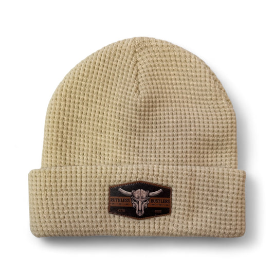 Ruthless Rustlers Waffle Cuff Toque | Ivory