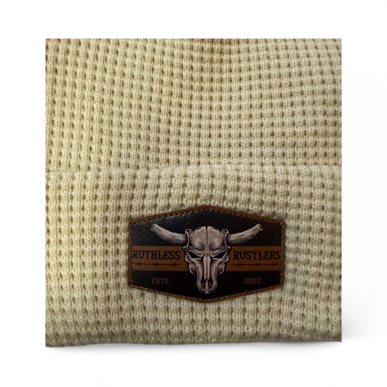 Ruthless Rustlers Waffle Cuff Toque | Ivory