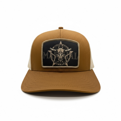 Ruthless Rustlers Marshal Trucker Cap | Caramel/Stone