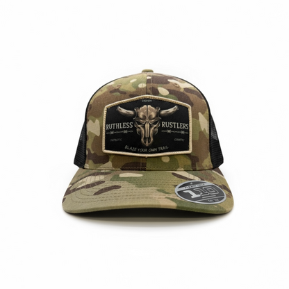Casquette Premium Ruthless Rustlers Barbed Wire | Camo Vert
