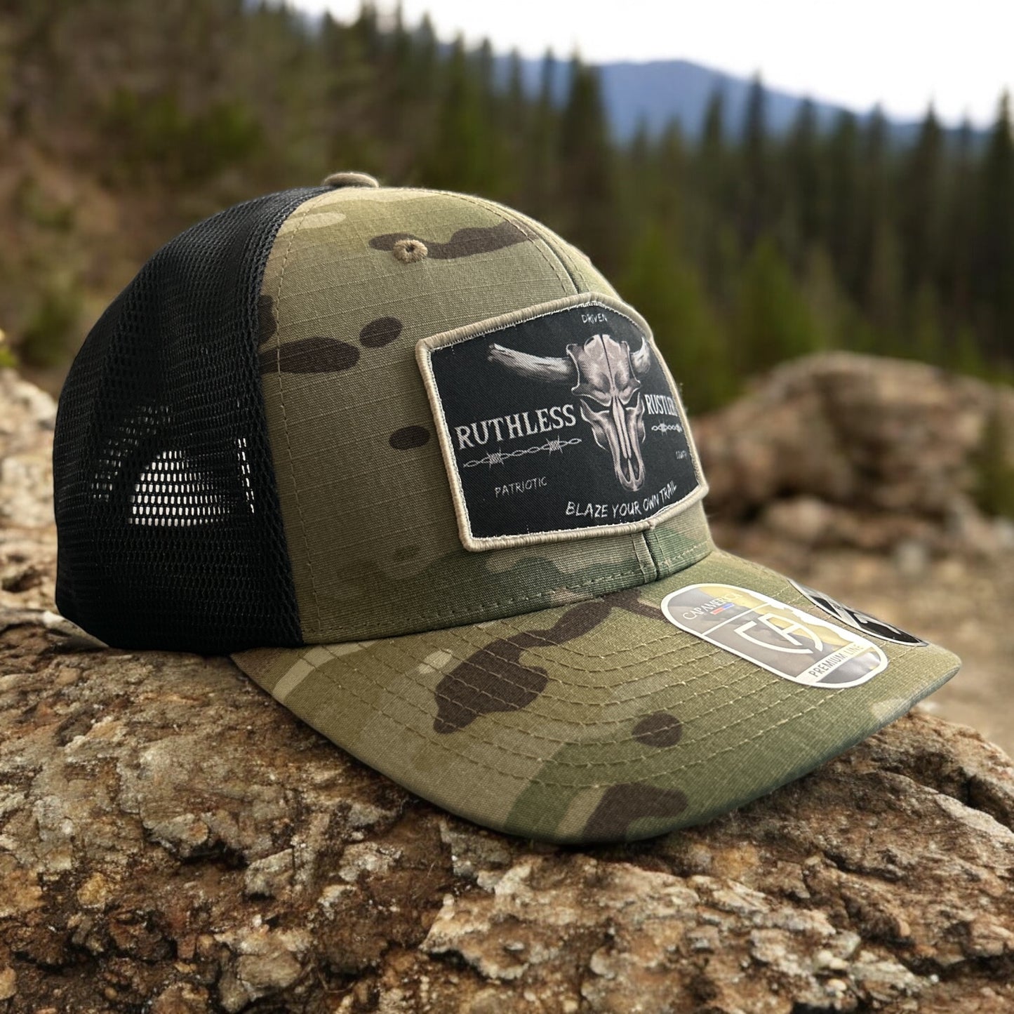 RR Premium Trucker Cap | Multicam Original/Black