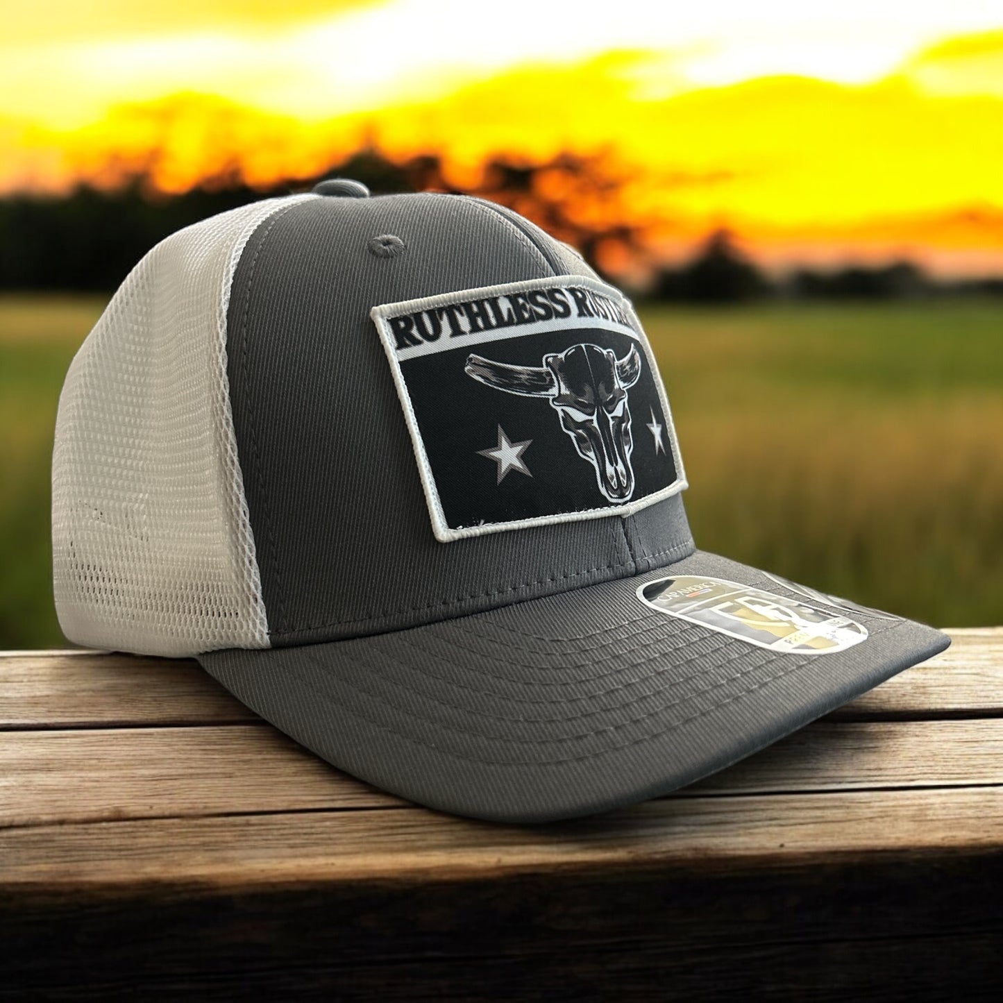 RR Premium Trucker Cap | Graphite/White