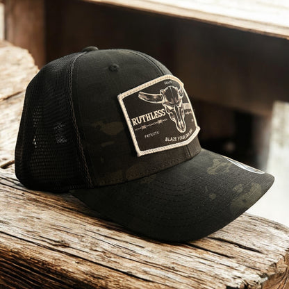 RR Premium Trucker Cap | Multicam Black/Black