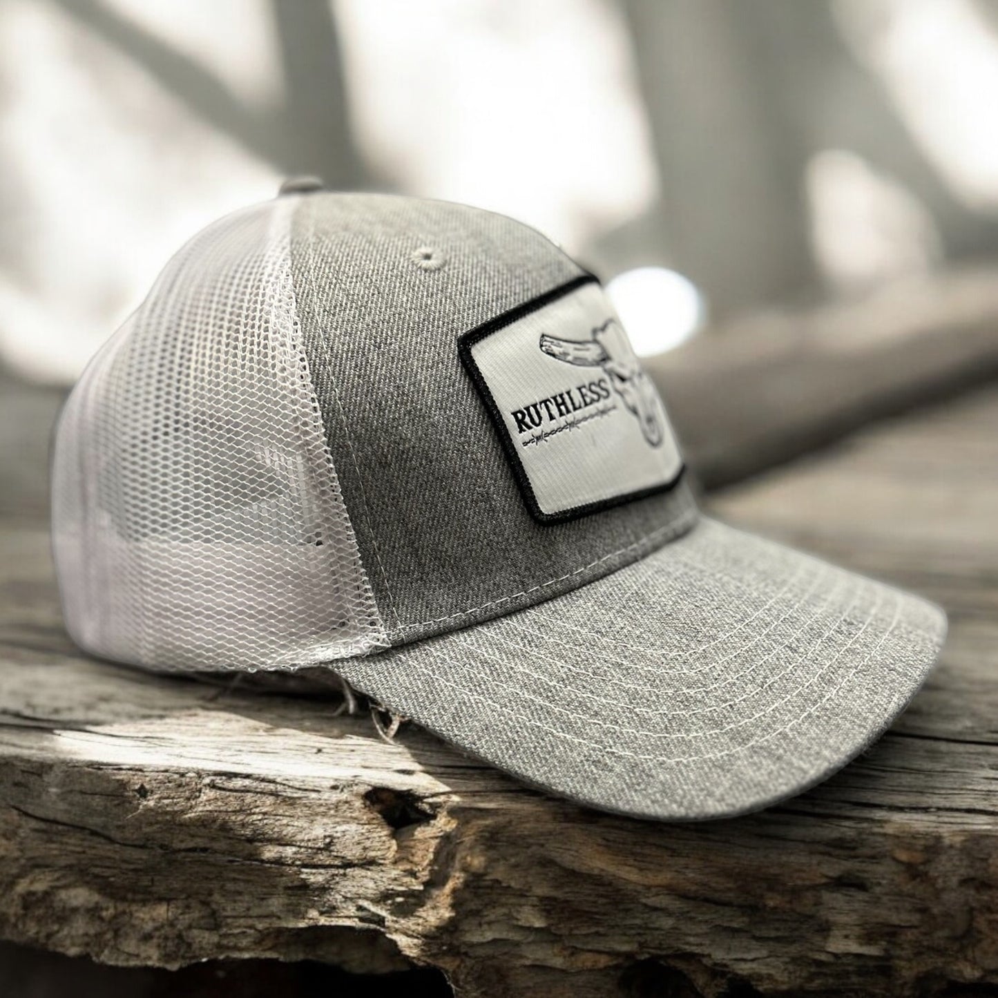 RR Trucker Cap | Heather/White