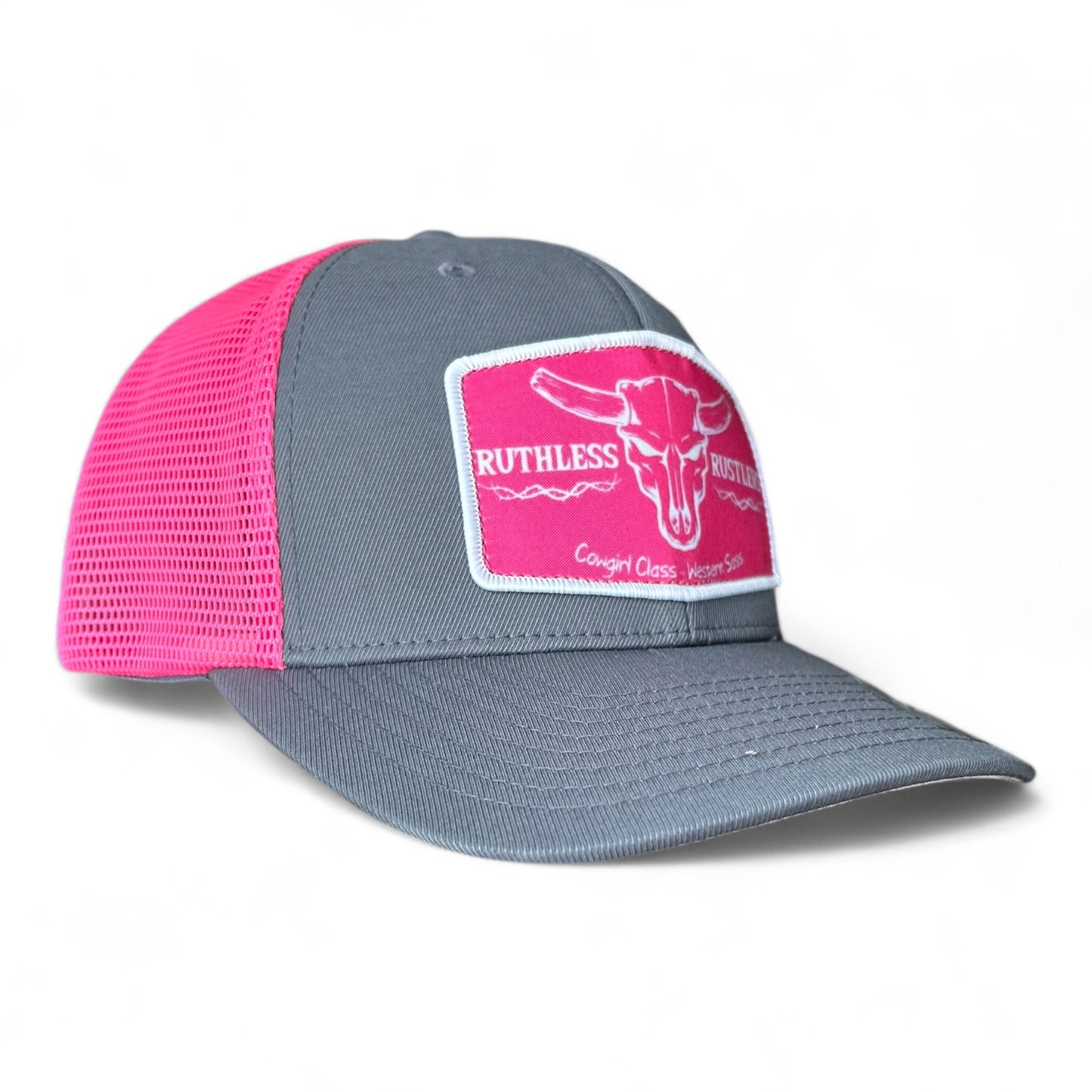 RR Premium Trucker Cap | Graphite/Pink