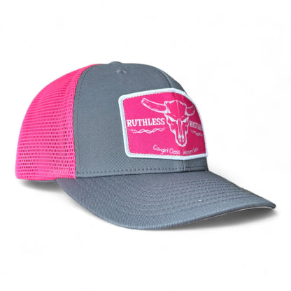 RR Premium Trucker Cap | Graphite/Pink