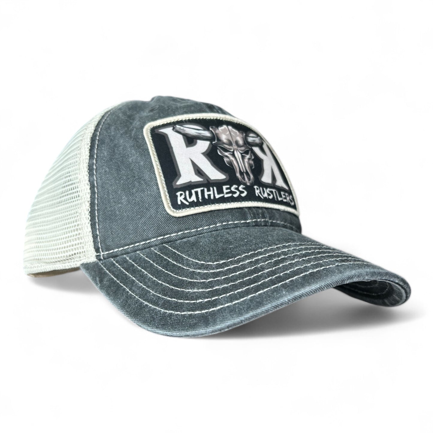 RR Vintage Trucker Cap | Black/Stone