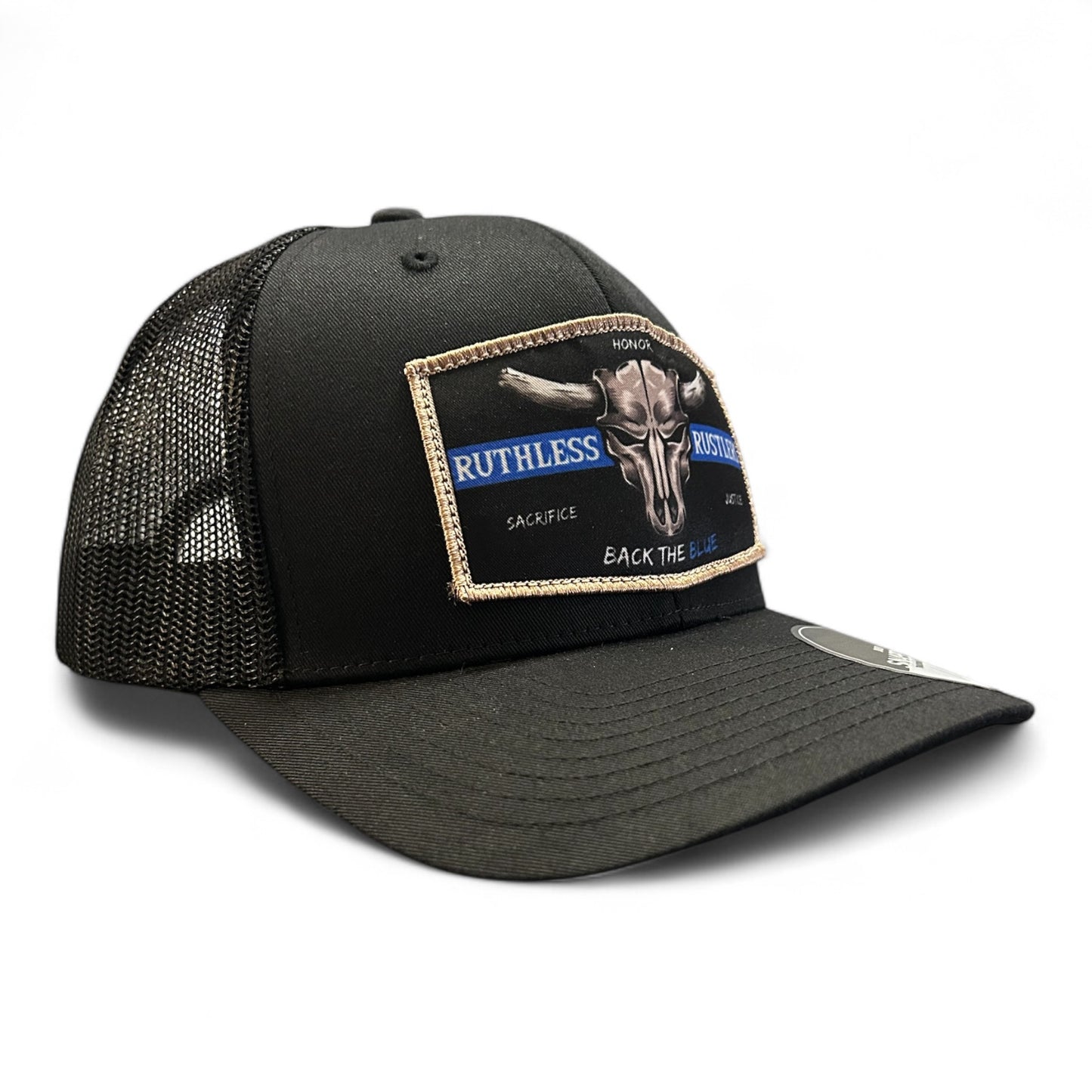 Back The Blue Trucker Cap | Black