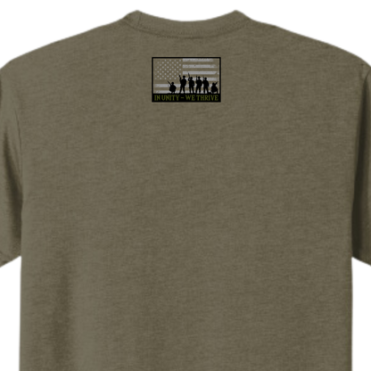 RR In Unity We Thrive - Unisex T-Shirt | Army Green USA