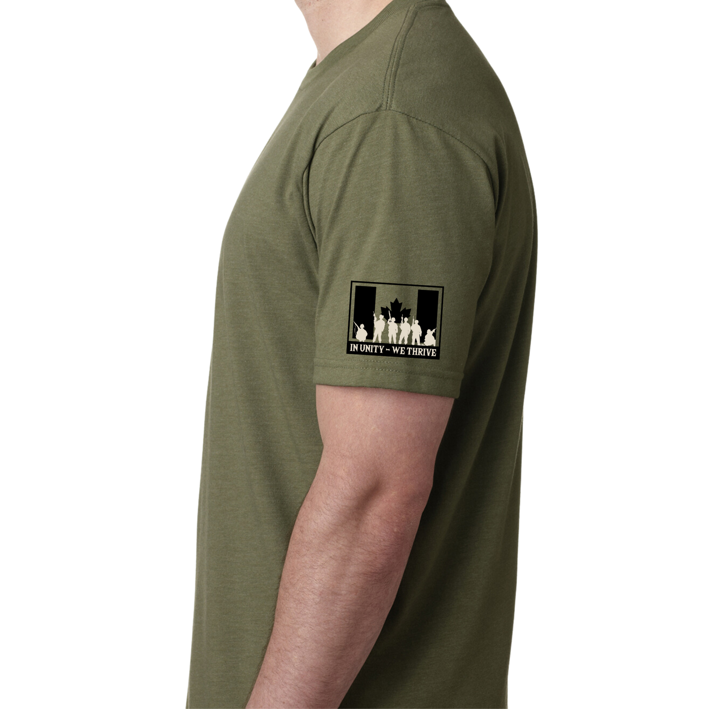 RR In Unity We Thrive - Unisex T-Shirt | Army Green Canada