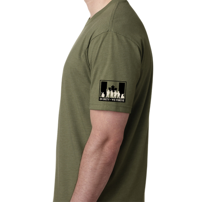 RR In Unity We Thrive - Unisex T-Shirt | Army Green Canada