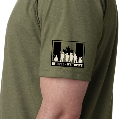 RR In Unity We Thrive - Unisex T-Shirt | Army Green Canada