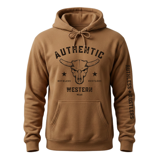 COTTON OUATÉ À CAPUCHON ÉPAIS AUTHENTIC WESTERN | Selle