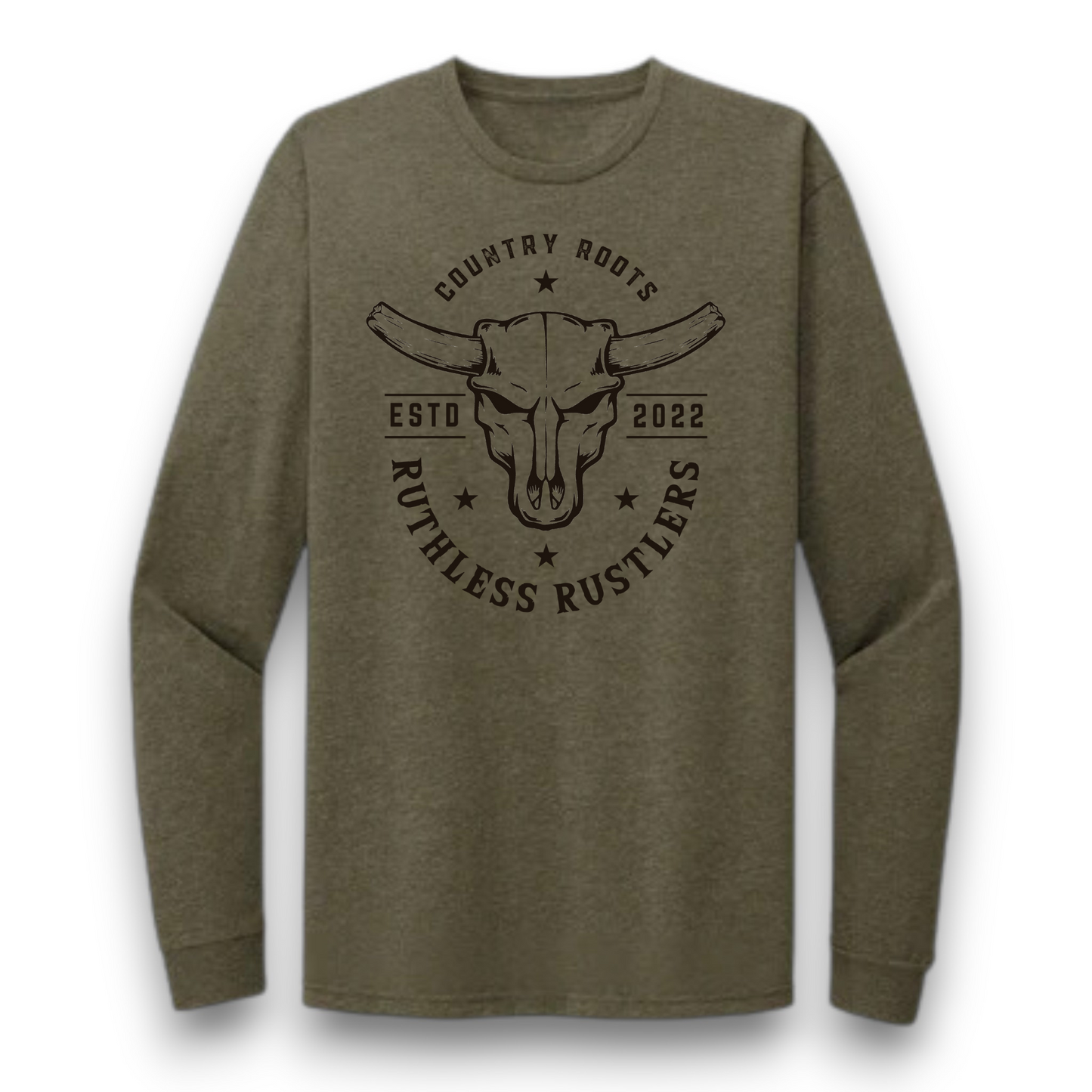 Ruthless Rustlers Country Roots Long Sleeve T-Shirt