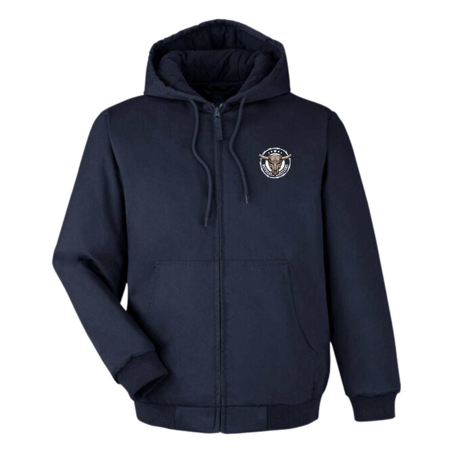 RR Heavyweight Hooded Full-Zip Jacket | Navy