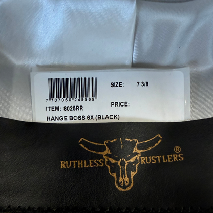 RANGE BOSS 6X COWBOY HAT | Black