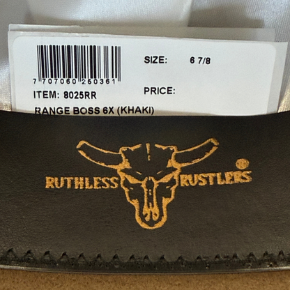 RANGE BOSS 6X COWBOY HAT | Khaki