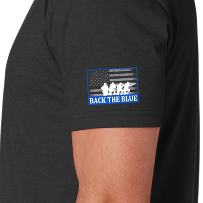 RR Back The Blue - Unisex T-Shirt | Black USA