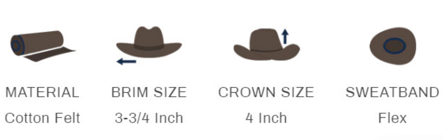 "The Wagoneer" Cowboy Hat  | Brown