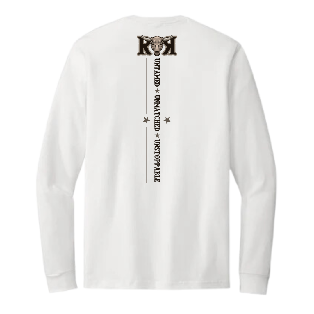 RR Bold - Unisex Long Sleeve T-Shirt | White