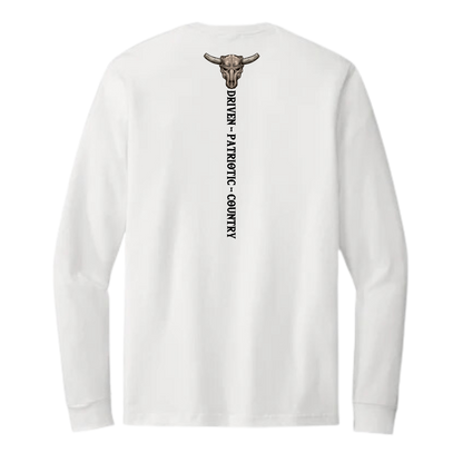 RR Barbed Wire - Unisex Long Sleeve T-Shirt | White