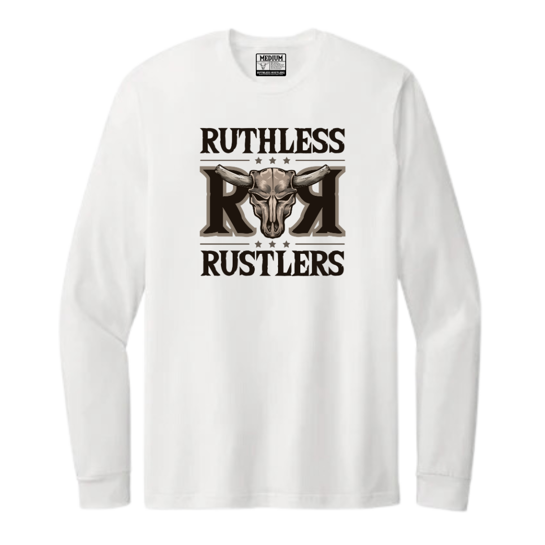 RR Bold - Unisex Long Sleeve T-Shirt | White