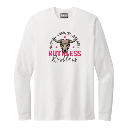 Modern Cowgirl - Unisex Long Sleeve T-Shirt | White