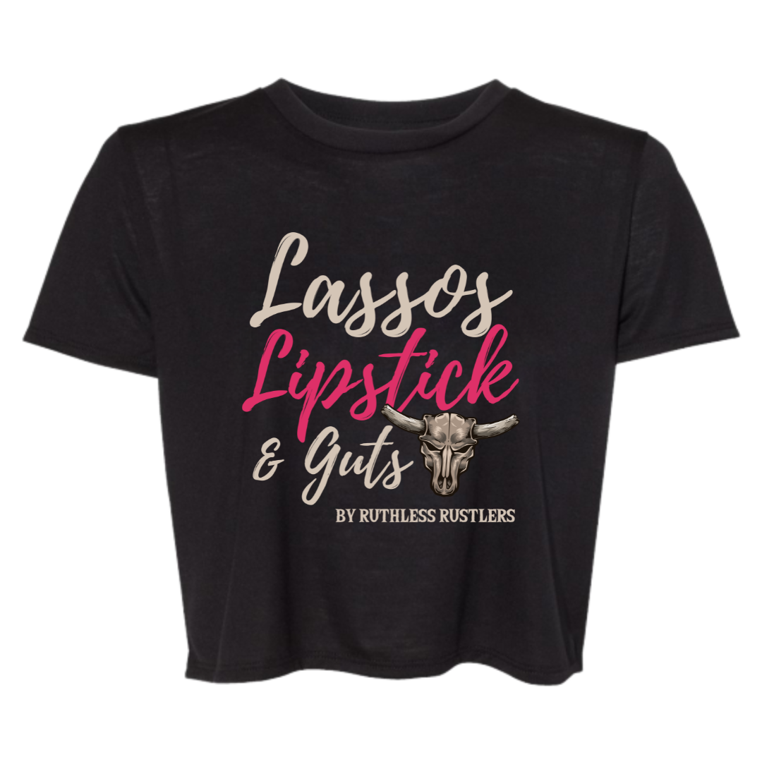 Crop Top Fluide - Ruthless Rustlers Lassos Lipstick & Guts