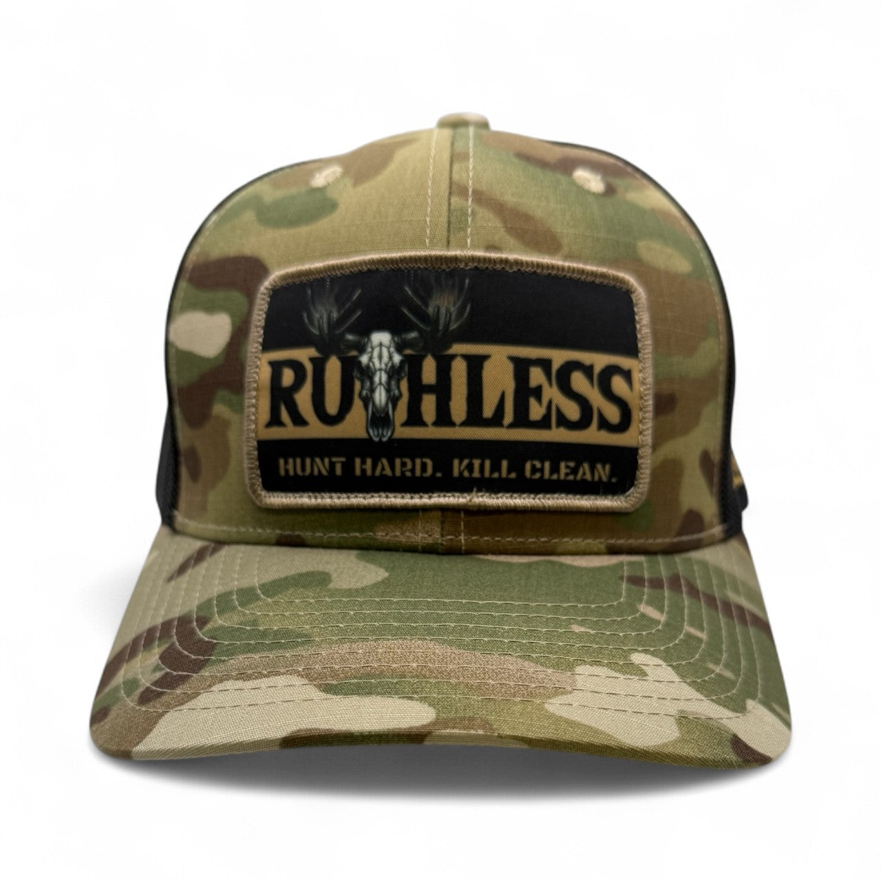 Ruthless Rustlers Hunting Trucker Cap | Green Camo
