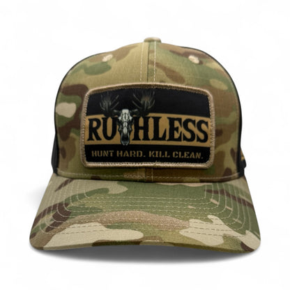 Ruthless Rustlers Hunting Trucker Cap | Green Camo