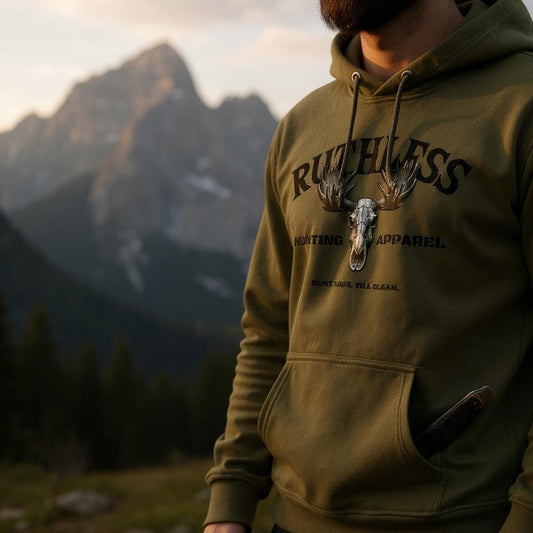 Ruthless Rustlers Hunt Hard Kill Clean Hoodie