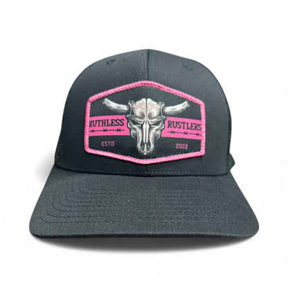Ruthless Rustlers Barbed Wire Trucker Cap | Black