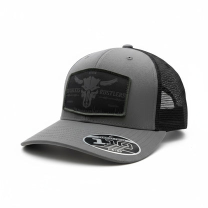 Ruthless Rustlers Barbed Wire Premium Cap | Charcoal/Black
