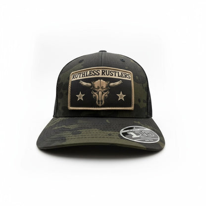 Ruthless Rustlers Maverick Premium Cap | Black Camo
